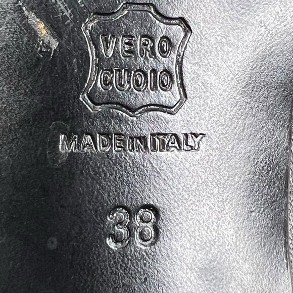 Fragiacomo Women’s Brown Leather Side Zip Ankle Boot Size 38 US 7.5 - Picture 11 of 12